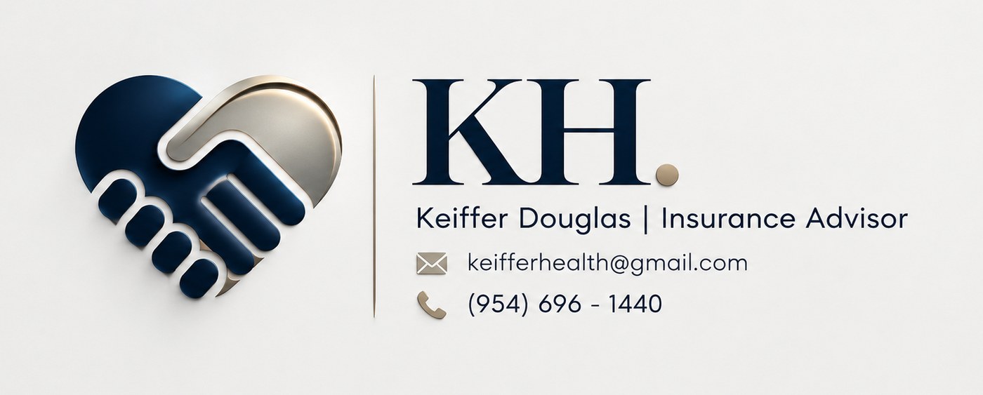 Keiffer Health business card for Keiffer Douglas, Insurance Advisor